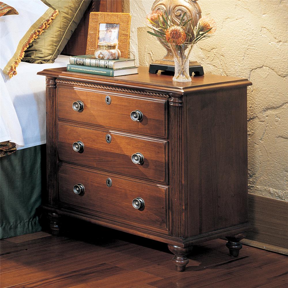 Durham Saville Row Traditional Solid Wood Nightstand Jordan's Home